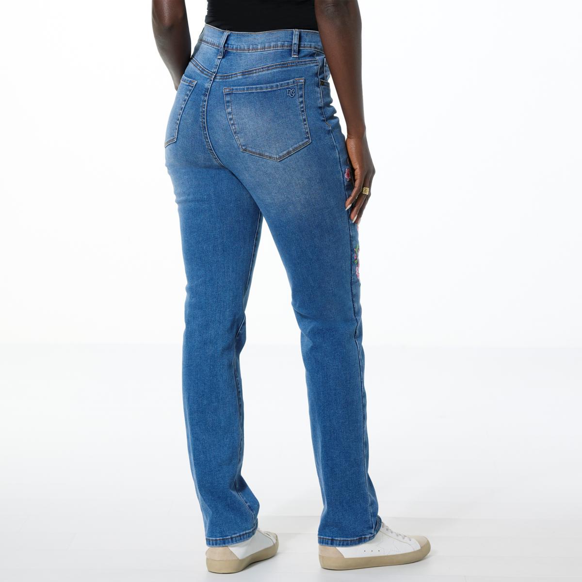 acid-wash straight-leg Jeans  Black